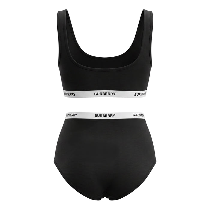 BURBERRY BLACK BIKINI - SIZE XXS