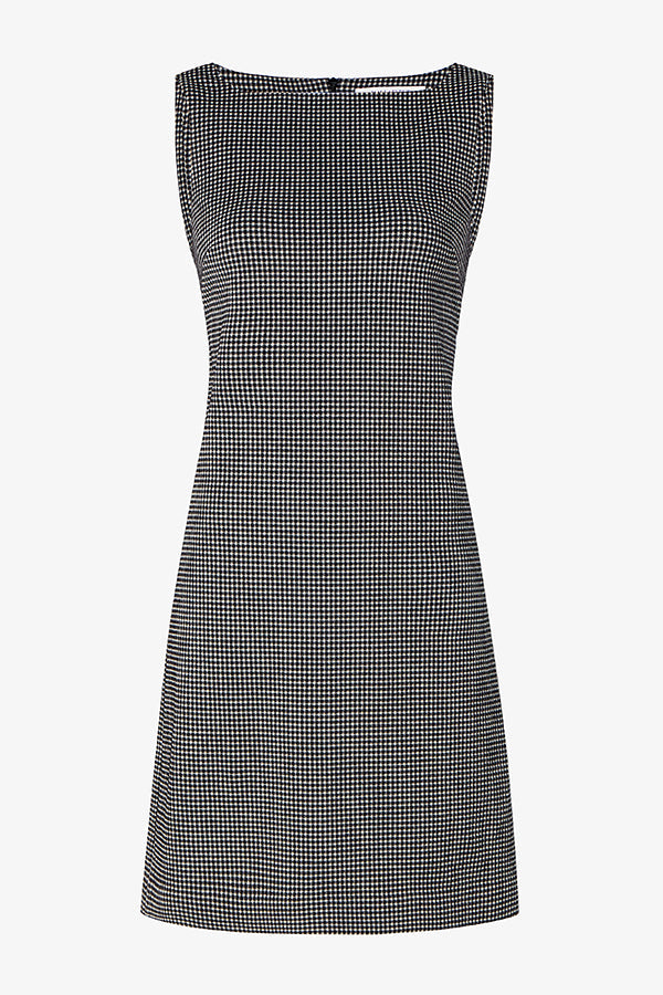 packshot image of the joanie dress in classic check | Exclude | Still