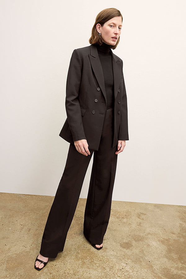 front image of a woman wearing the kati jacket in black | Exclude | Grid