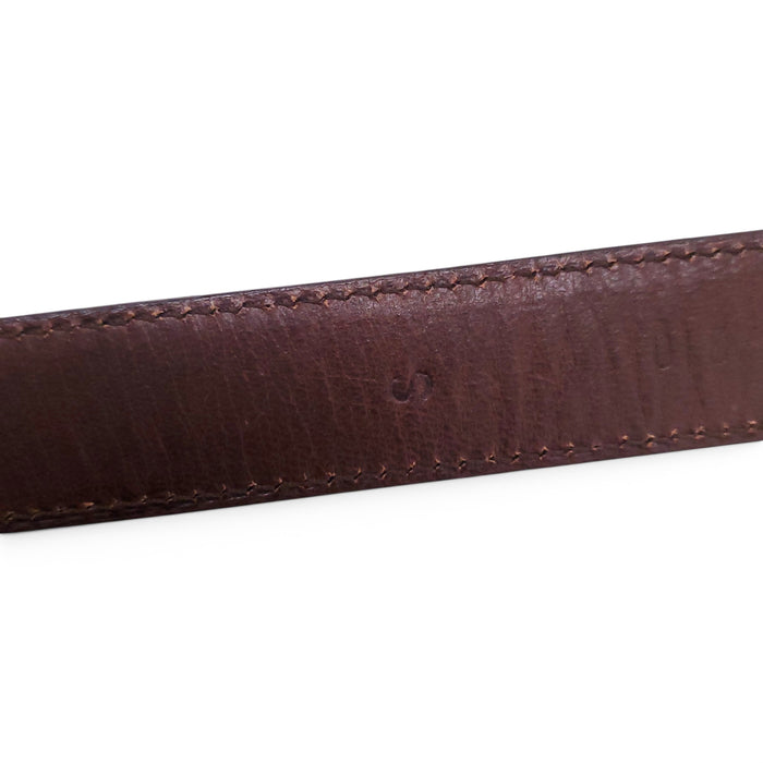 RALPH LAUREN BROWN EQUESTRIAN BELT - SIZE S