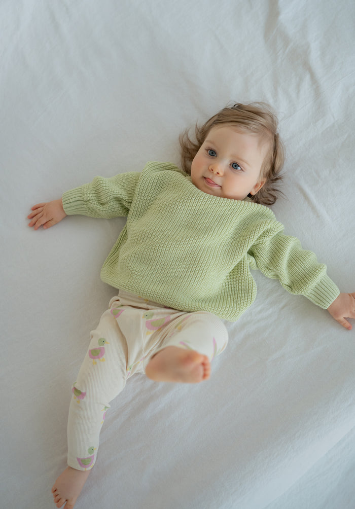 RIB LEGGINGS DUCK