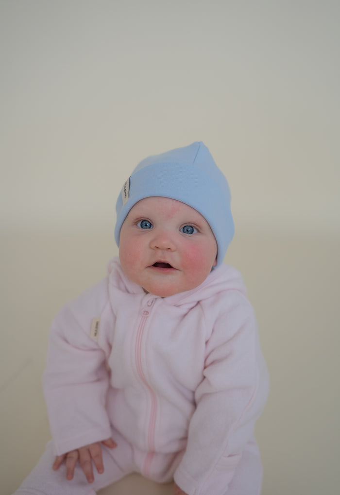 SOFT FLEECE OVERALL MARSHMALLOW BLUSH