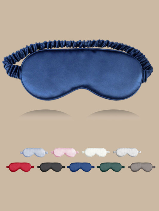 [Dark Blue] SilkSilky  Eye Mask 001