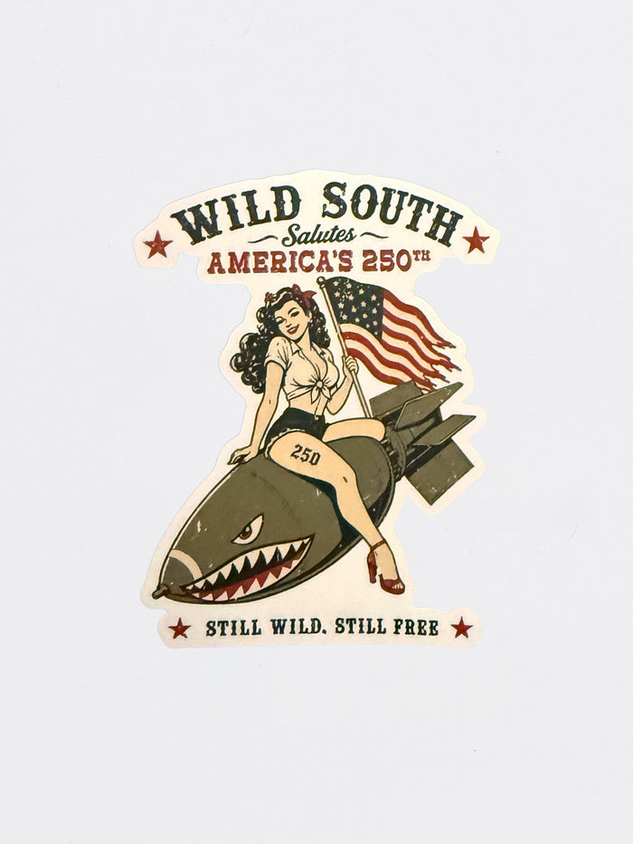 250th Pinup Sticker