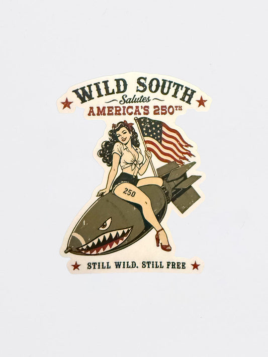 250th Pinup Sticker