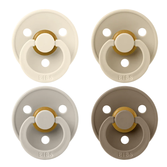 4-PACK LATEX PACIFIER IVORY VANILLA