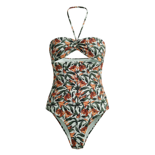 AGUA BY AGUA MONARCA ZAUL MULTICOLOUR ONE-PIECE SWIMSUIT - SIZE S