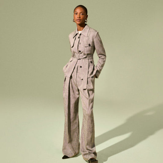 Image of a woman wearing the Bronny pant