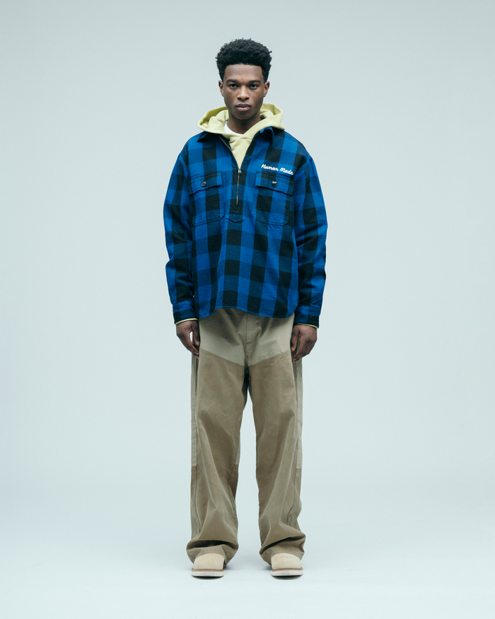 Check Half-Zip Shirt