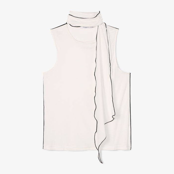 packshot image of the felicity top in cloud jersey