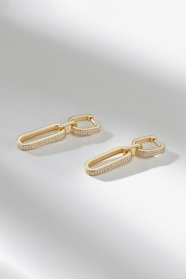 packshot image of the flora earrings in gold | Exclude | Grid