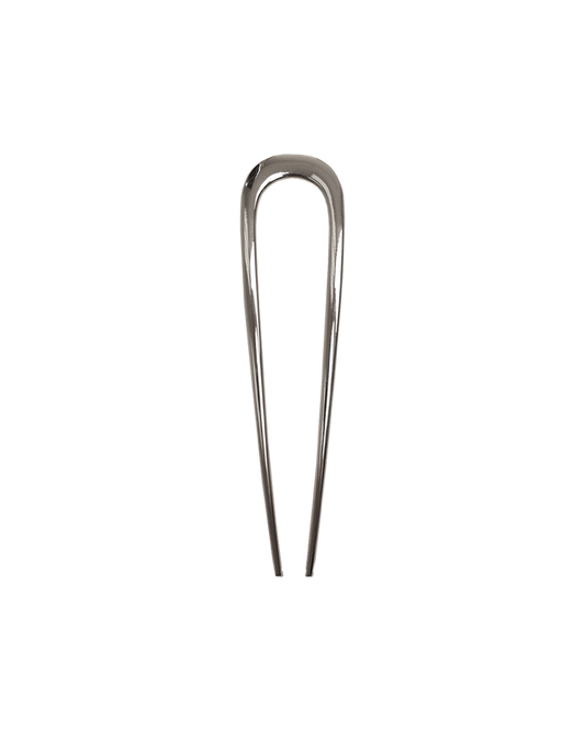 FRENCHIE HAIR PIN SILVER