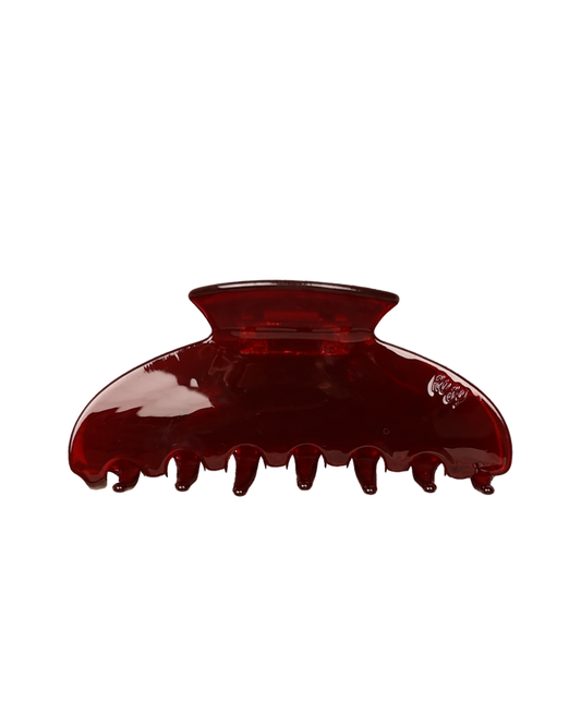 LARA HAIR CLAW BURGUNDY