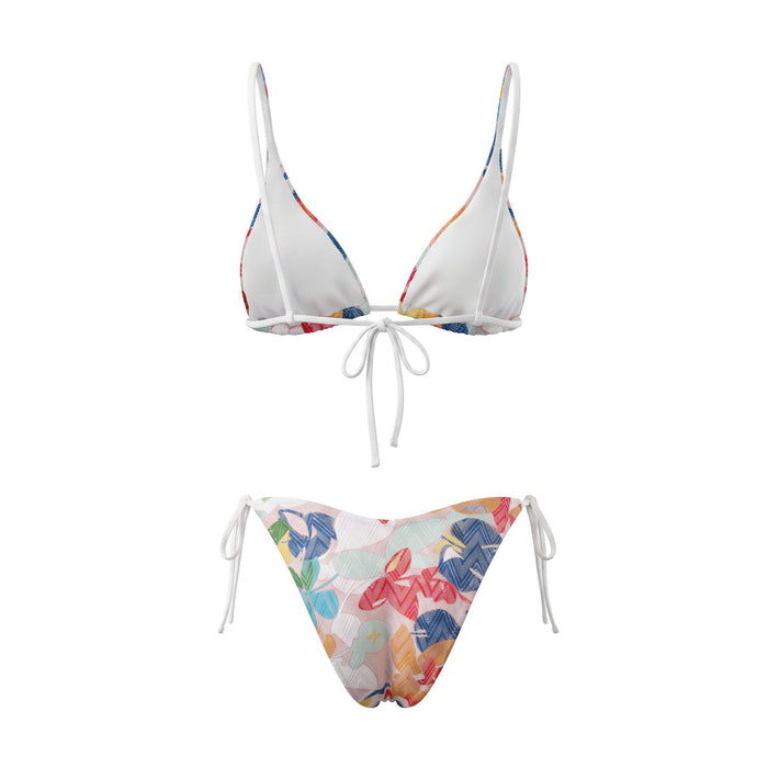 MISSONI MULTI PATTERNED BIKINI - SIZE 38