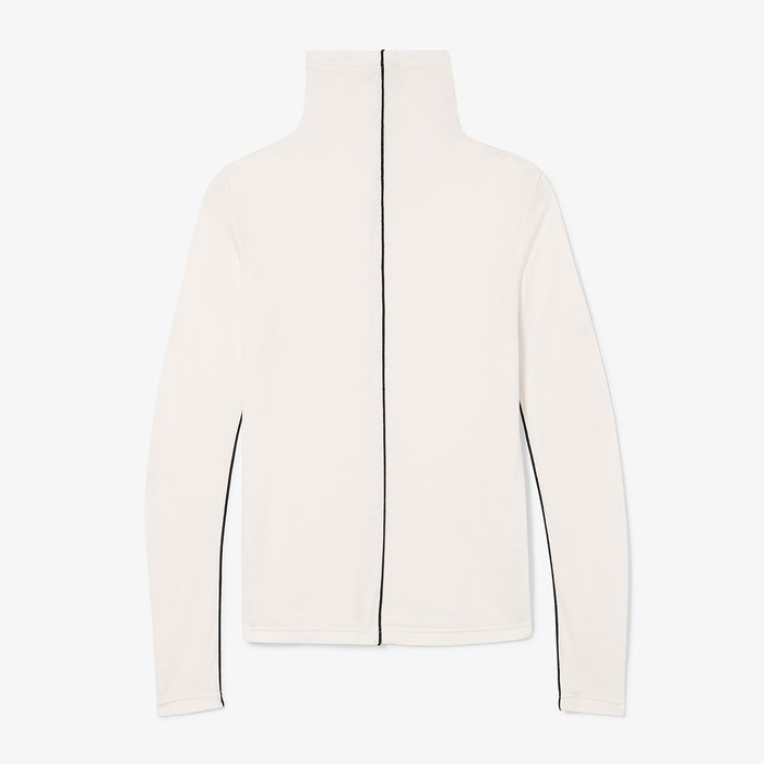 packshot image of the natasha top in cloud jersey
