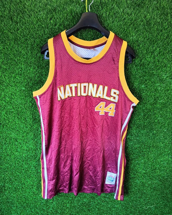 NBA Platinum fubu Nationals 44 (Oversized Sleeveless Basketball T Shirt or jersey unisex) - Thrift Wallet