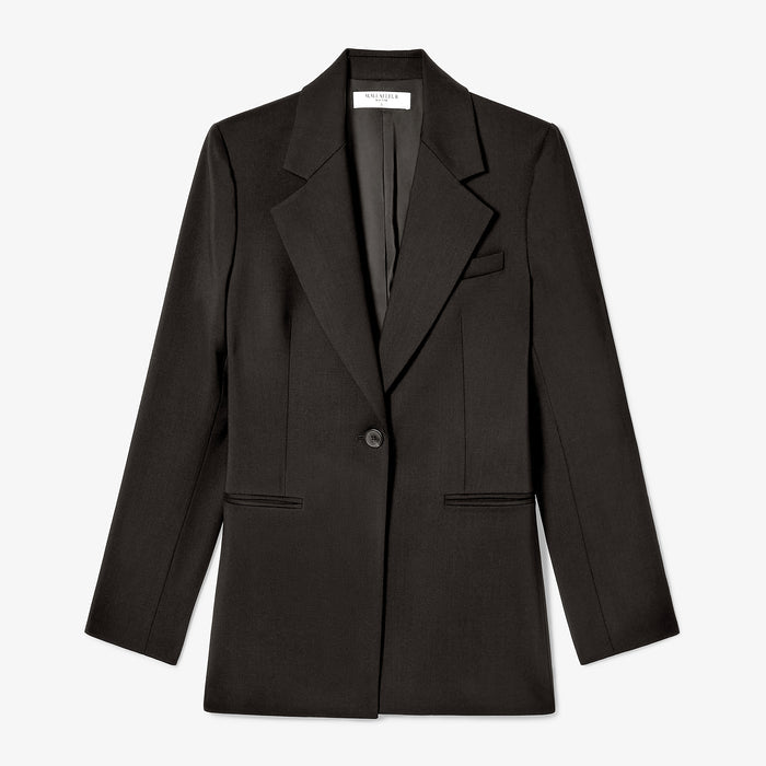 packshot image of the rossi blazer in black