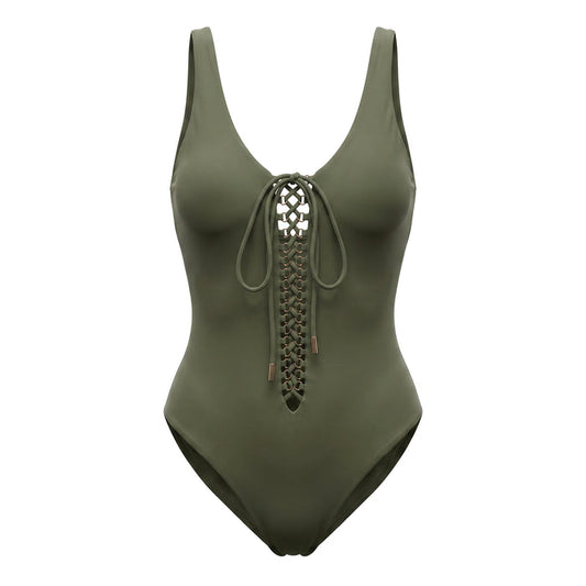 SAINT LAURENT CORSET BATHING SUIT - SIZE XS