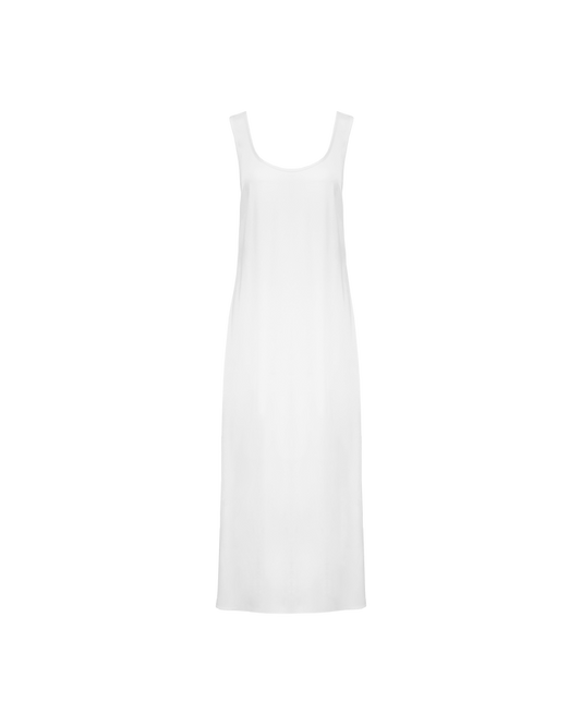 SIMONA SLIP DRESS WHITE