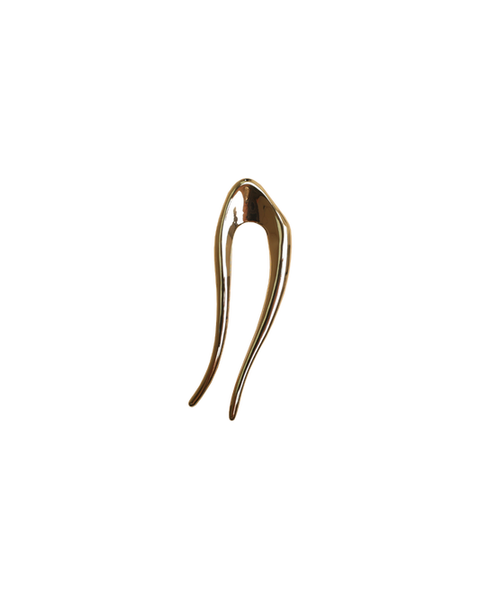 SMALL FRENCHIE HAIR PIN GOLD