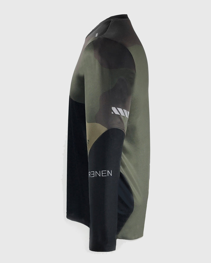 UNITE MTB JERSEY - Green Camo
