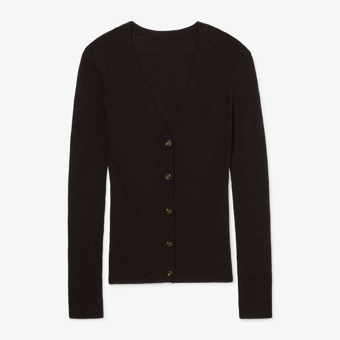 packshot image of the watson cardigan in black