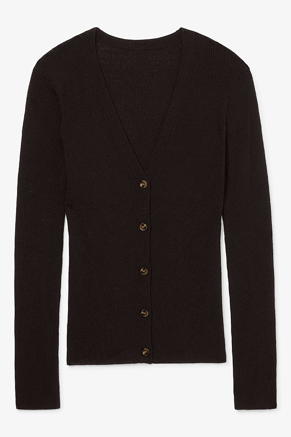 packshot image of the watson cardigan in black | Exclude | Still