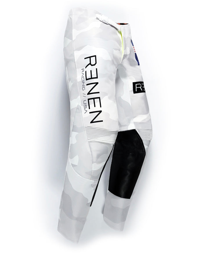 YOUTH S822 RACEPANT - WHITE CAMO