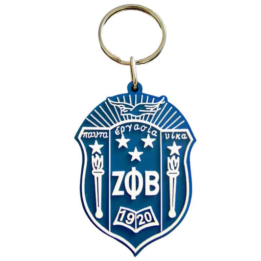 Zeta Shield PVC Keychain